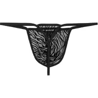 WOH String "String Personal Allure String 1er Pack", Herren, Gr. L, schwarz, Obermaterial: 85% Polyamid PA. 15% Elasthan EL., Unterhosen String