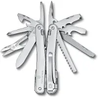Victorinox Swisstool Spirit MX Clip, 3.0224.MKB1, silber, multitool