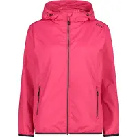 CMP Woman Jacket Rain Fix Hood Fragola 46