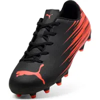 Puma ATTACANTO II FG/AG Jr - Black-Glowing Red, Größe:3.5