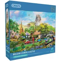 Gibsons Unterhalb von Corfe Castle Puzzle 1000 Teile