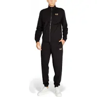 EA7 Train Core ID M T-suit T-top Full Zip CH Coft CC - Train Core ID M T-suit T-top Full Zip CH Coft CC black (0208) L