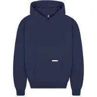 Dropsize weicher Herren Hoodie mit Baumwolle Blau