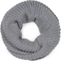 StyleBREAKER Strickschal "Unifarbener Feinstrick Loop" 1 Stk.