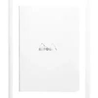Rhodia 10x Notizheft A5 48 Blatt kariert 80g - Weiß 119181C