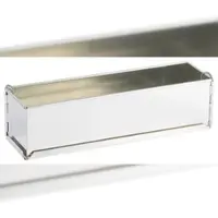 Gobel - Pastetenform. lang, glatt - Weißblech - Springform - Hebeboden - 300x80x80 mm - 119710