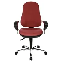 Topstar Bürostuhl »Support Deluxe« mit Armlehnen rot