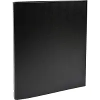 Exacompta Ringbuch 4 Ringe Kaschierter Karton PP DIN A4 Schwarz 20 Stück