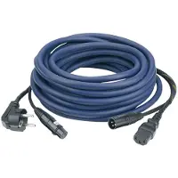 DAP-Audio FP08 – Schuko/XLR F – IEC/XLR M – Audio/Strom 10 m