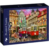Blue Bird Prager Straßenbahn Puzzle 1000 Stukjes