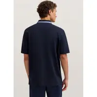 Bugatti Herren Halbarm-Polohemd aus 100% Baumwolle, atmungsaktiv und hautfreundlich