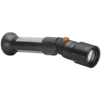 Aslo Magnetische LED-Taschenlampe MULTI DIRECTIONNELLE 3W 90 Lumen Super LED und 120 Lumen COB LED (inkl. Batterien)
