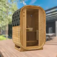 Sanotechnik LINDHOLM - Außensauna für 1-2 Personen (128,2x120x194 cm)