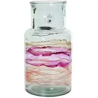 Möbel Kraft Vase ¦ mehrfarbig ¦ Glas ¦ Maße (cm): H: 28 Ø: 15.0