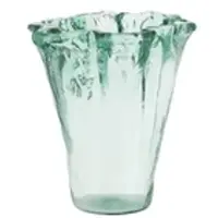 Möbel Kraft Vase ¦ grün ¦ Glas ¦ Maße (cm): B: 17 H: 20