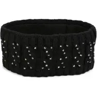 StyleBREAKER Stirnband "Stirnband mit Zopfmuster & Strass" 1 Stk.