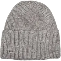 StyleBREAKER Strickmütze "Strickmütze mit Rippenmuster und Rissen" 1 Stk.