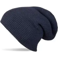 StyleBREAKER Strickmütze "Feinstrick Beanie doppelt gestrickt" 1 Stk.
