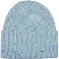 StyleBREAKER Strickmütze "Strickmütze mit Rippenmuster und Rissen" 1 Stk.