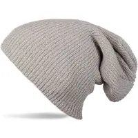 StyleBREAKER Strickmütze "Feinstrick Beanie doppelt gestrickt" 1 Stk.