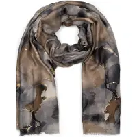 StyleBREAKER Schal "Schal Marmor Muster Metallic Details" 1 Stk.