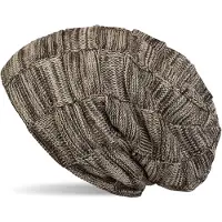 StyleBREAKER Strickmütze "Feinstrick Beanie mit Karo Strick" 1 Stk.