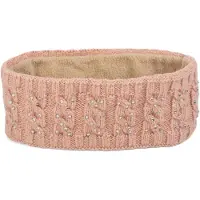 StyleBREAKER Stirnband "Stirnband mit Zopfmuster & Strass" 1 Stk.