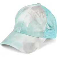 StyleBREAKER "Ponytail Baseball Cap Batik mit Mesh Einsatz" 1 Stk.