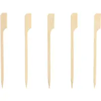 Papstar Fingerfood Spieße "pure" 10 cm, ideal für Golf-Events | Dose (40 Stück)
