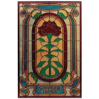 Fanattik Stranger Things Resinschild Creel House Stained Glass Window