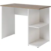 Vicco Schreibtisch Simple Weiß/Artisan 100 x 50 cm, Model 59820