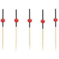 Papstar Fingerfood - Picker 7 cm verschiedene Designs | Beutel (40 Stück)