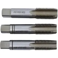 AWTOOLS AW THREAD M2 HSS M7x1.00 / set 3pcs.