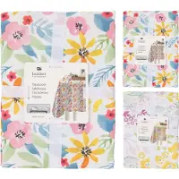 Excellent houseware Floral printed tablecloth 180 x 130 cm