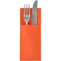 Papstar Servietten "ROYAL Collection" 40 cm x 30 cm nektarine mit Besteckfalz 300 Stück