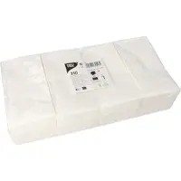 Papstar 2000 Servietten, 2-lagig 1/8-Falz 40 cm x 40 cm weiss