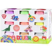 Playgo Tonset 9 Neonfarben – 9x56 Gramm