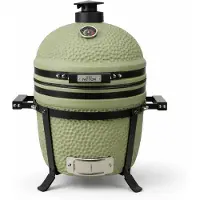 Patton Kamado Grill Holzkohlegrill "PREMIUM", Grill Ø33.5cm, Olivgrün