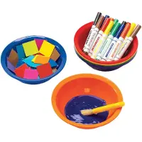 Colorations Farbpaletten Set 6 Stück - bunte Kunststoffschalen für Farbe
