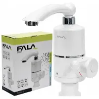 TOYA FALA Wasserhahn mit Durchlauferhitzer 3 KW 220 Volt zur Waschtischmontage 360° drehbar elektrische A