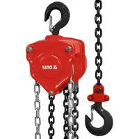 YATO YT-58950, Kettenzug, 500 kg, 3 m, Rot, 8,5 kg