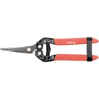 YATO YT-8817, Bypass, PVC, Schwarz, Orange, Kohlenstoffstahl, Schwarz/Edelstahl, 190 mm