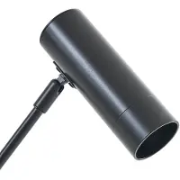 LINDBY Stehleuchte Vilo, schwarz, 153 cm, GU10, beweglich