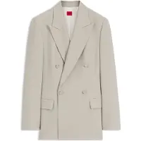HUGO Relaxed-Fit Blazer mit zweireihiger Knopfleiste Grösse 34
