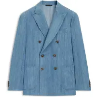 BOSS Blazer aus italienischer Baumwolle mit Spitzrevers Grösse 44