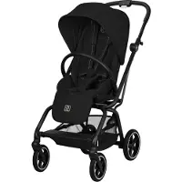 Cybex Eezy S Twist+2, Betthimmel, All Terrain-Kinderwagen, Unisex, Faltbar, Schwarz