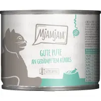 MjAMjAM Nassfutter - Dose Adult Cat - Pute mit Kürbis - 6 x 200 g