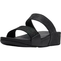 FitFlop Lulu Shimmerglitz Pantoletten SCHWARZ 39