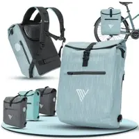 MIVELO Fahrradtasche mit Rucksackfunktion "LINO" - Ice Mint - 3 in 1 Fahrradtaschen,Neu,Neu von ,oft gekauft