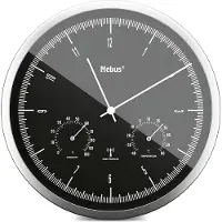 Mebus 19777 Funkwanduhr mit Thermo-Hygrometer